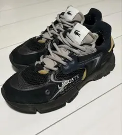 LACOSTE スニーカー ブラック グレーのサムネイル