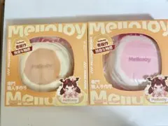 Mellojoy Lサイズ贅沢スフレ プレーン&いちごスフレ セット スクイーズ