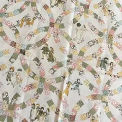 ケイトグリーナウェイ　ホワイト　ルシアン　生地