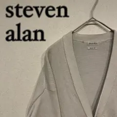 steven alan COTTON V-NECK KNIT CARDIGANのサムネイル