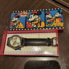 Disney ミッキー ミニー 手巻き時計