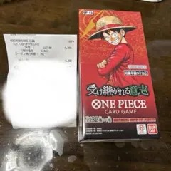Joshin当選品】ワンピースカード 受け継がれる意志 BOX テープカット