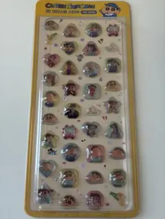 【新品未使用】韓国限定　クレヨンしんちゃん　3Dクリスタルシール