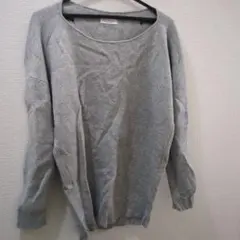 BEAUTY&YOUTH グレー 長袖ニット　※本日限定価格