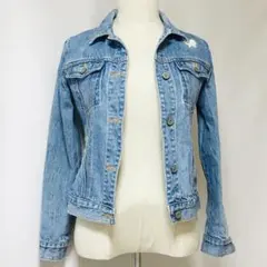 ギャップ キッズ 花柄 蝶 フラワー 刺繍 デニム ジャケット Gジャン