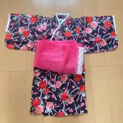 セパレート浴衣と兵児帯