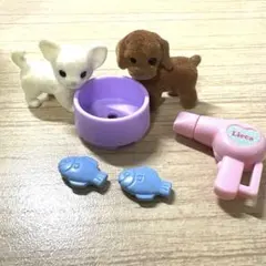 【リカちゃん】　犬と小物セット