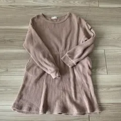 branshes リブ編みワンピース 110 ベージュ