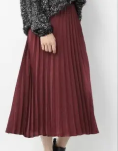 LEPSIM シャイニープリーツスカート【新品・未使用】