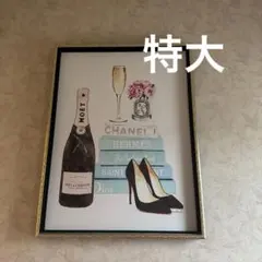 【特大83×63センチ】【額付き】ファッションアートパネル インテリア 特大83×63センチ】【額付き】ファッションアートパネル インテリア