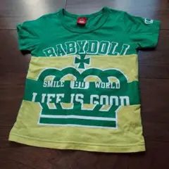 BABYDOLL Tシャツ 110サイズ 緑/黄のサムネイル