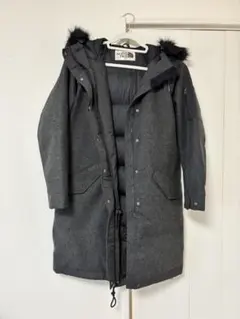 ちぃ様専用⭐︎THE NORTH FACE グレー ダウンジャケット フード付き
