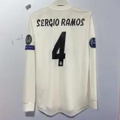 リアル・マドリード セリオ・ラモス 4番 長袖 シャツ