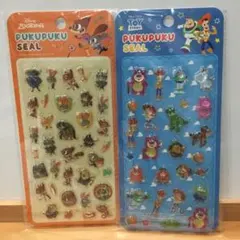 ズートピア・トイ・ストーリー ぷくぷくシール　2枚セット