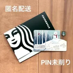 【匿名配送】スターバックス スタバカード 13 ホリデー スノーマン クリスマスのサムネイル