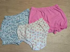 ベビー用カバーバンツ3点セット70・80