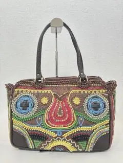 ジャマンピュエッシュ　コード刺繍バッグ