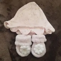 ジェラートピケ 帽子and靴下