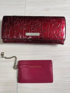 ピンキー&ダイアン 長財布 カードケースセット 赤のサムネイル