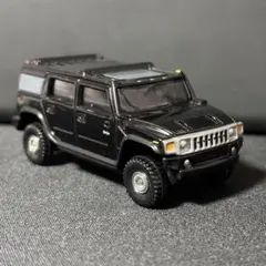 1/64 Hummer H2 ミニカー 1/64 ハマー ブラック ダイキャスト - メルカリ