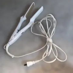 絹女デジタル温度表示 ストレートヘアアイロン ホワイト