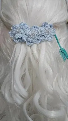 お花のバレッタ