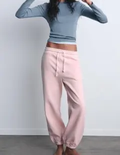ZARA　プラッシュジャージー　ジョガーパンツ　未使用