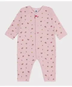 PETIT BATEAU 花柄ロンパース 3m/60cm