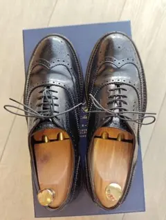 REGAL ブラック ウィングチップシューズ　25㎝