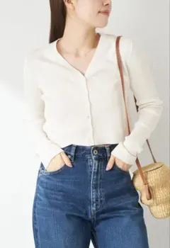 Plage V-Neck Cropped カーディガンのサムネイル