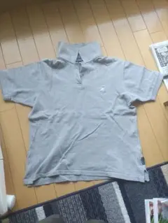 KANGOL 半袖 ポロシャツ グレー Mサイズ