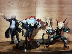 ヒロアカフィギュア ４体セット　爆轟勝己、トガヒミコ、荼毘、死柄木