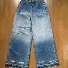 me＋em selectライトブルーデニムパンツ Mサイズ