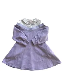 mezzopiano メゾピアノ　肩出しワンピース110cm