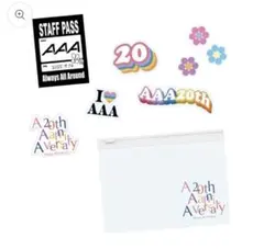 AAA20thステッカーセット　新品