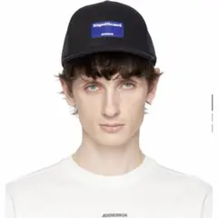 ADER ERROR ブラック ’Significant‘ Tag キャップ