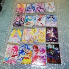 プリキュア　カードウエハース　12　16種セット　ssrとhrなし