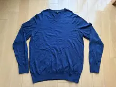 ユニクロ ネイビー ニットセーター