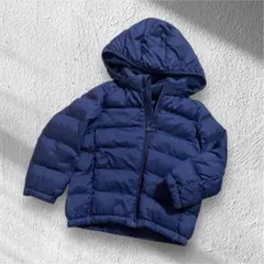 美品　ユニクロ　ライトウォームパデッドウォッシャブルパーカ　100