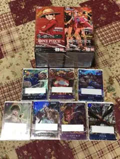未開封　ワンピース　カード　2 BOX テープ付き　SR セット　パラレル