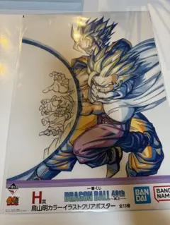 D*I様 一番くじドラゴンボール40thH賞クリアポスター（親子かめはめ波)
