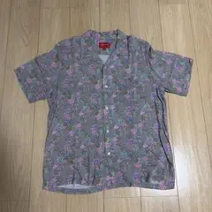 【美品】Supreme 花柄 開襟 オープンカラー 半袖シャツ　Lのサムネイル
