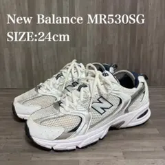 ニューバランス MR530SG スニーカー ホワイト シルバー 530