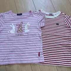 moujonjon DOUBLE.B Tシャツ 2枚セット 100cm