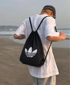 【新品】adidas Originals ジムサック ナップサック ブラックのサムネイル