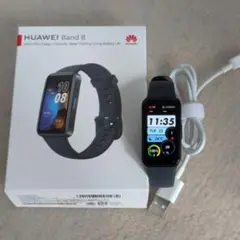 Huawei Band 8　スマートウォッチ　純正+メッシュバンド　保護フィルム