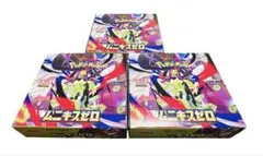 【シュリンクなし ペリペリあり】ポケモンカード ムニキスゼロ 3BOX