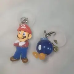 スーパーマリオ めじるしアクセサリー　2種セット　マリオ　ボム兵