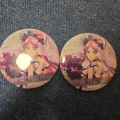 キミとアイドルプリキュア　感謝祭　キュアキッス　缶バッジ2個セット