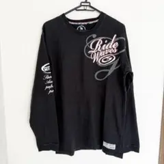 長袖Tシャツ 黒メンズ